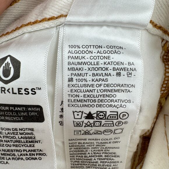 Levi's Cream Straight Leg Jeans - Picture 8 of 8